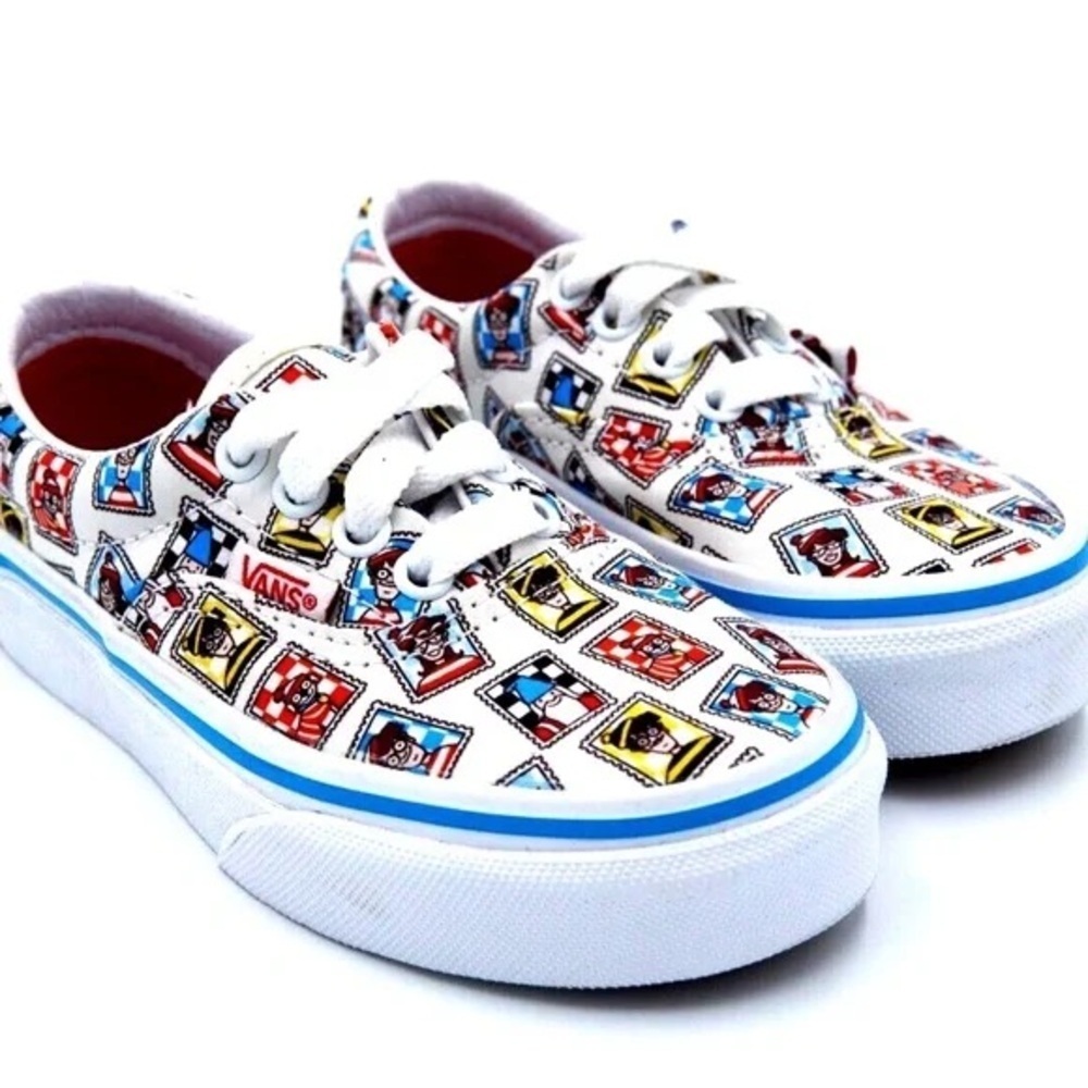 Vans X Where's Waldo | Era Postage Skate Shoe Kids Boy/Girl